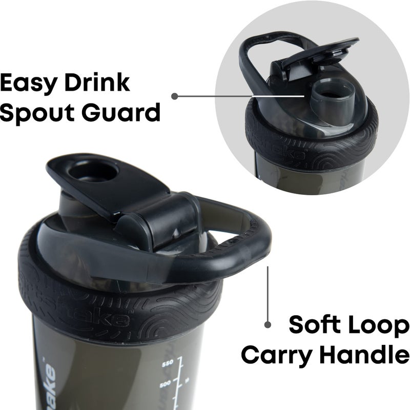 SmartShake Revive, 25 oz Shaker Cup, Black - Image 4